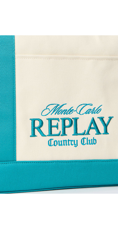 REPLAY &times; Monte Carlo Country Club キャンバス シャッパー バッグ 詳細画像